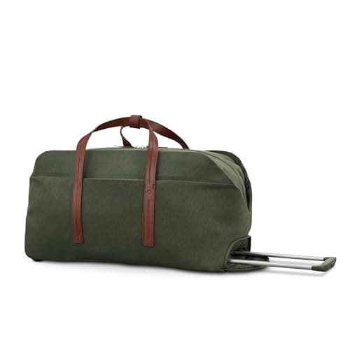 Samsonite Virtuosa - Borsone da viaggio con ruote, Colore: verde pino., 21.5 inch, Collezione Virtuosa