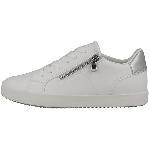 Geox D Blomiee A, Sneakers Mujer, Optic White, 38 EU