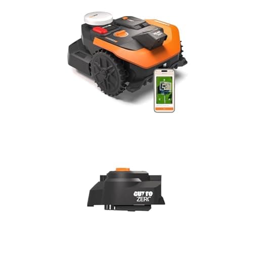 Worx Landroid Vision Cloud WR303E 2WD Robot Tagliaerba con Cut-to-Zero, Senza Filo Perimetrale per 300 m², (Evitamento Ostacoli AI, Navigazione VSLAM + RTK Cloud, Mappatura Automatica)