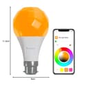 Nanoleaf Essentials B22 LED Bulb, RGBW Dimmable Smart Bulb - Thread & Bluetooth Colour Changing Light Bulb, Works with Google Assistant Apple Homekit, for Room Decor & Gaming - 9