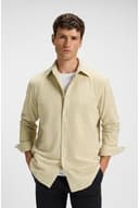 Hugo Boss Relegant 6 M Herren Hemd, Light Beige, M EU - 3