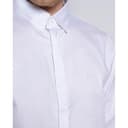 Armani Exchange Long Sleeve Stretch Cotton-Satin Button Up, Camicia, - 5