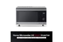 LG MJ3965ACS - Horno Microondas, 4 en 1, Display Digital, de 39 Litros y 1100 W, Microondas con Función Smart Inverter y EasyClean, Cocina Rápido, Mantiene Sabor, Color Negro y Acero - 2
