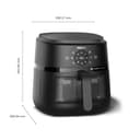 Philips Airfryer 2000 Series – Freidora Clásica 6,2L con Ventana, Tecnología RapidAir, 13 Modos de Cocinado, 90% Menos Grasa, Fácil Limpieza, Pantalla Táctil, Ahorro Energético (NA230/00) - 7