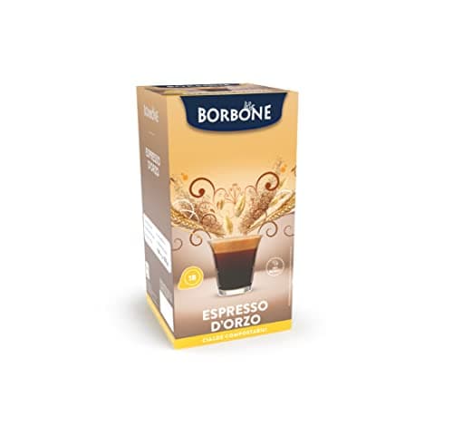 Caffè Borbone Barley Espresso — 72 Paper Pods of Creamy Plant-Based Decaffeinated Coffee — Delicious Barley-Infused Espresso Pods Compatible with ESE System Coffee Machines for Domestic Use*