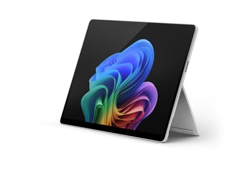Microsoft Surface Pro (Cargador no Incluido) | Copilot+ PC | Pantalla táctil OLED de 13" | Snapdragon X Elite | 16GB RAM | SSD 512GB | Último Modelo, 11ª edición | 5G | Platino