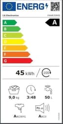 LG Electronics F4WR709YB Waschmaschine | 9 kg | Energie A| Steam | Schwarz - 9
