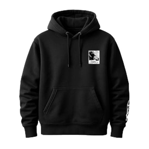 GEOLIER Official – Felpa “Fotografia” con Cappuccio, Stampa Ufficiale, Logo Manica, Cotone, Tasca a Marsupio – XS S M L XL