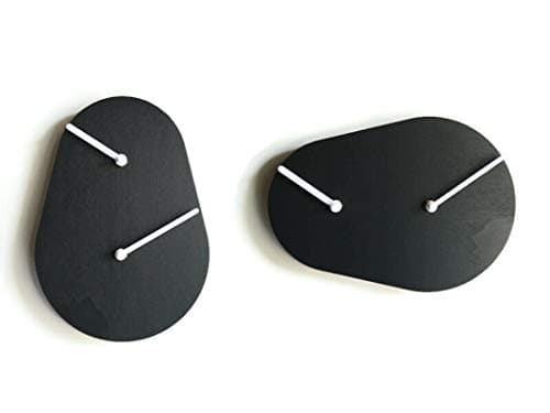 Unusual wooden quiet small oval wall clock for living room in many colors as anthracite No ticking wood modern design oblong tiny silent office clocks Unique designer little bedroom home frame