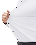 J.VER White Shirts Men Dress Long Sleeve Slim Fit Stretch Non Iron Business Casual Wedding Fashion Formal Shirt M - 5