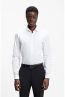 HUGO Erondo Camicia, Open White 199, 39 Uomo - 4