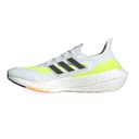 adidas Ultraboost 21 Running Shoes, Scarpe da Corsa Uomo, Bianco Nero Giallo Solare, 41 1/3 EU - 4