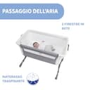 Chicco Next2Me Essential Culla Neonato Fianco Letto, Culla Co-Sleeping, Compatibile con Diversi Letti, Altezza Regolabile, Buona Circolazione dell'Aria, Materasso e Borsa inclusi, 0-6 Mesi, Bianco - 8