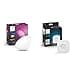 Philips Hue – Lámpara inteligente, Hue Go, Lámpara de Mesa LED Inteligente, Luz Blanca y de Colores, Compatible con Alexa y Google Home, Color Blanco & Puente, Accesorio - 1