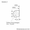 Bosch Lavadora Integrable, 60 cm, 8 kg, Serie 6, EcoSilence, Blanco, WIW24307ES - 9