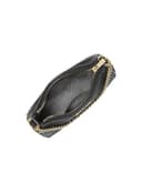 Michael Kors Jet Set Travel Small Pebbled Leather Convertible Crossbody Bag Black - 3