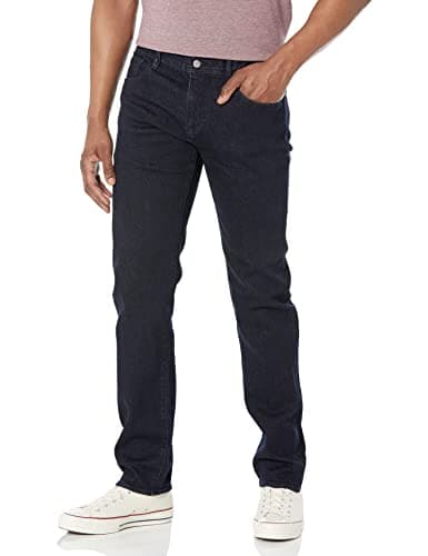 Armani Exchange Herren 5 Pocket Straight Dark Rinse Jeans, Indigo Denim/Indigo, 30-32 Long