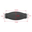 ECOTRIC New Lumbar Pad Compatible with Herman Miller Classic Aeron Chair Size B, Home Office Seating Support Pad - Graphite/Black - - 8