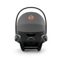 CYBEX Gold Babyschale Cloud G i-Size Plus und ISOFIX Basis Base G, Inkl. Neugeboreneneinlage, Ab Geburt bis ca. 24 Monate, Für Kinder ab 40 cm bis 87 cm, Max. 13 kg, Lava Grey - 4