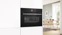Bosch - Horno Compacto, 60 cm, Serie 8, Electrónica TFT TouchControl, AirFry, Función Assist, Home Connect, Pirólisis, Negro, CBG7741B1 - 4