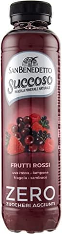 12 x San Benedetto Succoso Frutas Rojas Zero PET sin azúcar 40cl zumo de fruta - 3