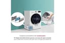 LG RH90V5AV6N - Asciugatrice per vestiti, 9 kg, pompa di calore a doppio inverter, carico frontale, classe A++, serie 500 bianca - 6