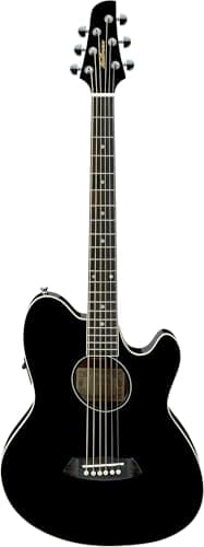 Ibanez Talman TCY10E black high gloss finish