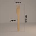 Set Posate Ecologiche in Legno di Betulla 500 Forchette + 500 Coltelli - Monouso 100% Naturali Biodegradabili e Compostabili Usa e Getta - 3