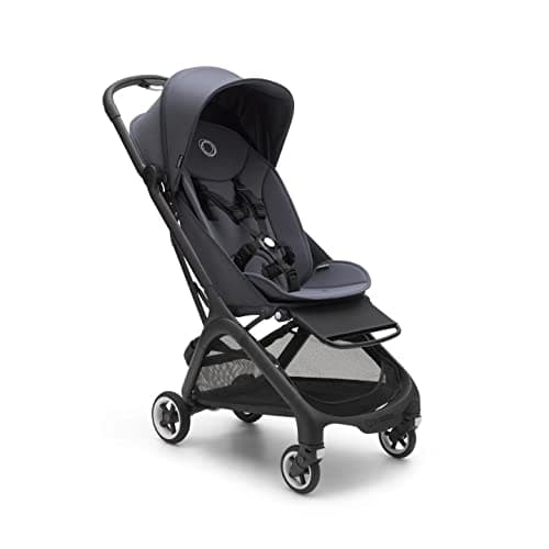 Bugaboo Butterfly Passeggino da Viaggio Ultracompatto, Piccolo e Leggero, Si Chiude in 1 Secondo, Passeggino da Città Ergonomico e Spazioso, da Neonato a Bambino, Guida Comoda, Stormy Blue