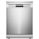 Midea MFD60S200X.1-IT Lavastoviglie Libera Installazione con 14 coperti, 8 Programmi, Display a LED, Partenza Ritardata, Funzione di Mezzo Carico, Asciugatura Extra - Inox - 1