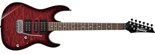 Ibanez Gio GRX70QA-TRB Transparent Red Burst - Chitarra elettrica