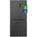 CHiQ Frigorifero americano Cross Door,Total No Frost, Grande capacità 415 Litri,Zona multi-temperatura Care+,SuperCool,182.5cm,compressore Smart Inverter,37db,Nero,Frigo 4 porte - 1