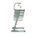 Foppapedretti INANNA cradle co sleeping height adjustable, pearl - 5