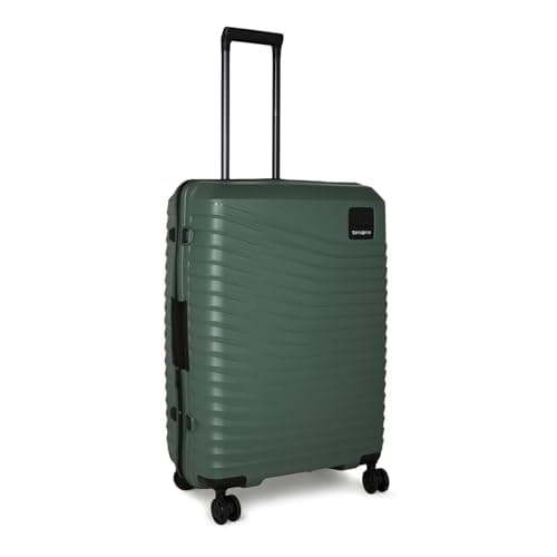 Samsonite Intuo - Spinner L, Erweiterbarer Koffer, 75 cm, 105/115 L, Grün (Olive Green)