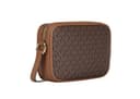 Michael Kors Jet Set Travel Large Signature Logo Camera Crossbody Bag Brown - 4