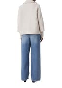 Comma Boucléjacke mit Rippbündchen und Reverskragen - 4