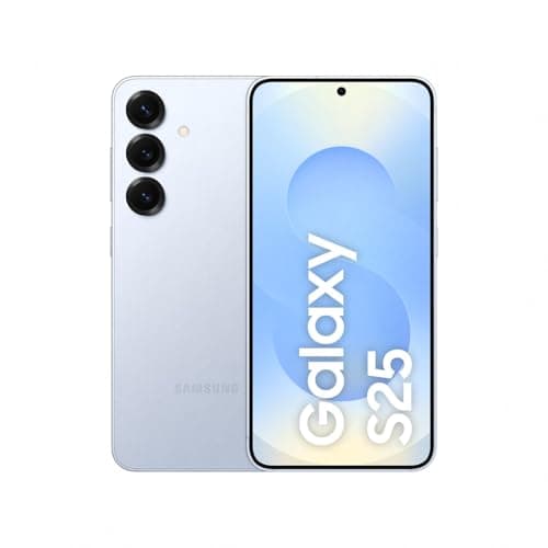 Samsung Galaxy S25 AI Smartphone with Galaxy AI, No Contract, Mobile Phone with Android, 12GB RAM, 128GB Memory, 50MP Camera, Icyblue