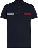 Tommy Hilfiger Herren Poloshirt Kurzarm Chest Insert Regular Fit, Blau (Desert Sky), L - 5