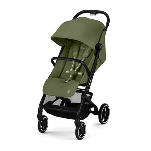 CYBEX Gold Passeggino BEEZY con sistema di cinture a una mano, Dalla nascita a circa 4 anni (max. 22 kg), Compatto ed ergonomico, Moss Green