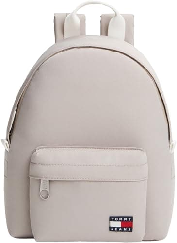 Tommy Jeans Tjw Ess Daily Dome Backpack Aw0aw18648 - Mochila para mujer, beige (piedra), talla única