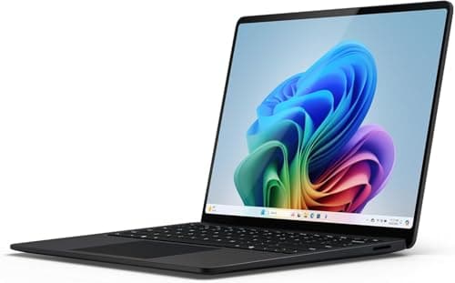 Microsoft Surface Laptop | Copilot+ PC | 15” Touchscreen | Snapdragon® X Elite (12 Kerne) | 16GB RAM | 512GB SSD | neuestes Modell, 7. Edition | Schwarz