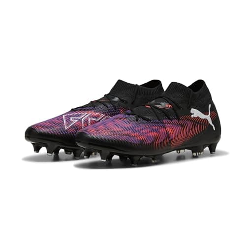 Puma Future 8 Match MXSG - Scarpe da Calcio Unisex, Puma Black-Puma White-Glowing Red,