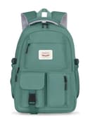 FIORETTO Lightweight School Backpack Womens, Cute School Bag for Teenager Girls, 15.6 Laptop Rucksack Backpack for School Casual Daypacks Travel Backpack for College Work Dark Green 25L - 2