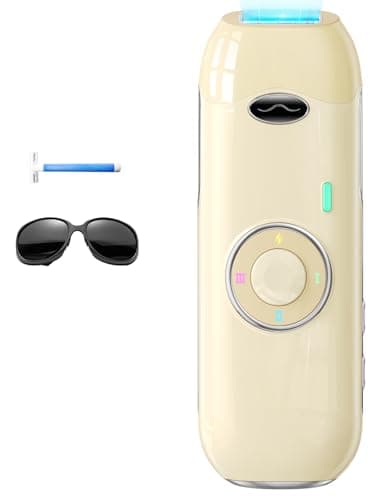 Haarlosy IPL Epilatore Luce Pulsata Indolore, 22J Epilatore Laser con Tecnologia Innovativa IGBT, Adatto per Uomini e Donne Corpo, Viso, Ascelle, Gambe (Bianco Avorio)