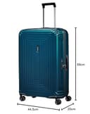 Samsonite Neopulse - Spinner L, Koffer, 75 cm, 94 L, Blau (Metallic Blue) - 11