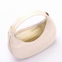 Nogkdyc Elegant Mesh Embroidery Handbag for Women, Stylish Floral Jacquard Tote Bag with 3D Flower Design, Vintage Lace Top-Handle Bag for Weddings, Parties & Summer Outings (Off-white,Mini) - 5