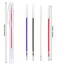 MEISO Bolígrafo Borrable de Calor Rotuladores de Tela Borrables 4 Colores de Marcadores Borrables con Calor con 52 Recargas para Cuero, Ropa, Costura, Confección - 2