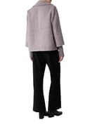 Comma Boucléjacke mit Rippbündchen und Reverskragen - 2