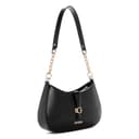 GUESS Carrie Umhängetasche, Schwarz, Einheitsgröße, Carrie Top Zip Shoulder Bag - 3