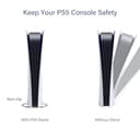 ANNSKIN PS5 Slim Stand Vertical Stand for PS5 Pro / PS5 / PS5 Slim Consoles Non-Slip Base Mount for PlayStation 5 Accessories - 4